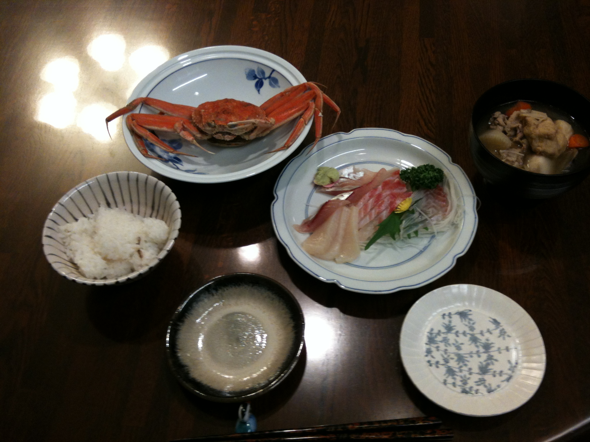 一人で晩飯