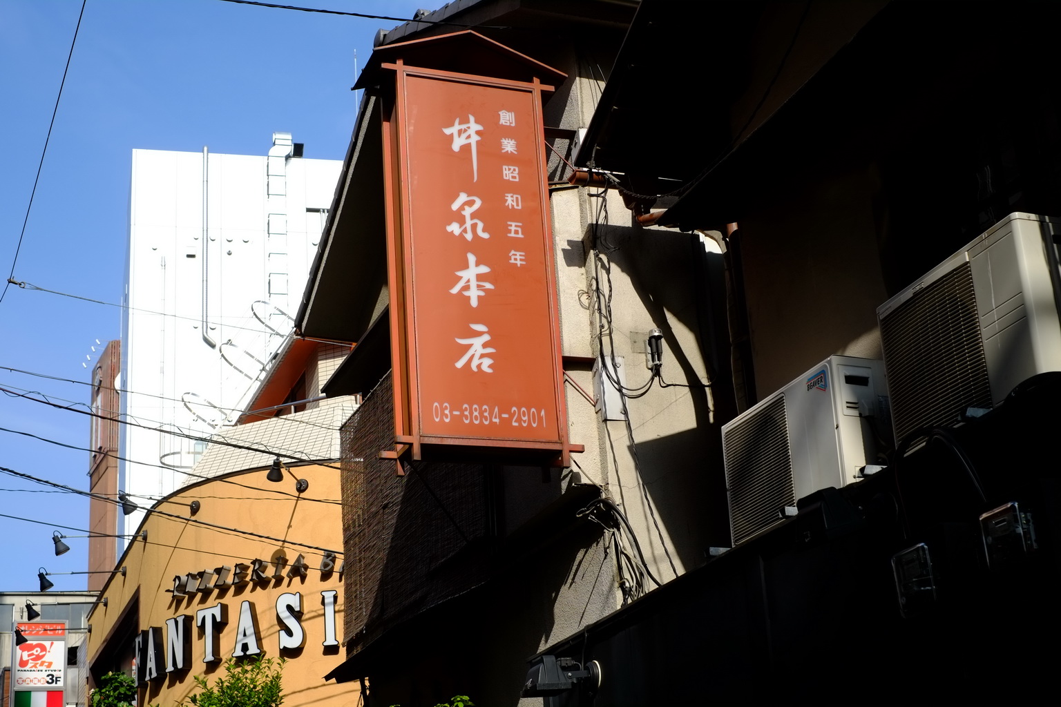 上野広小路の井泉で昼めし