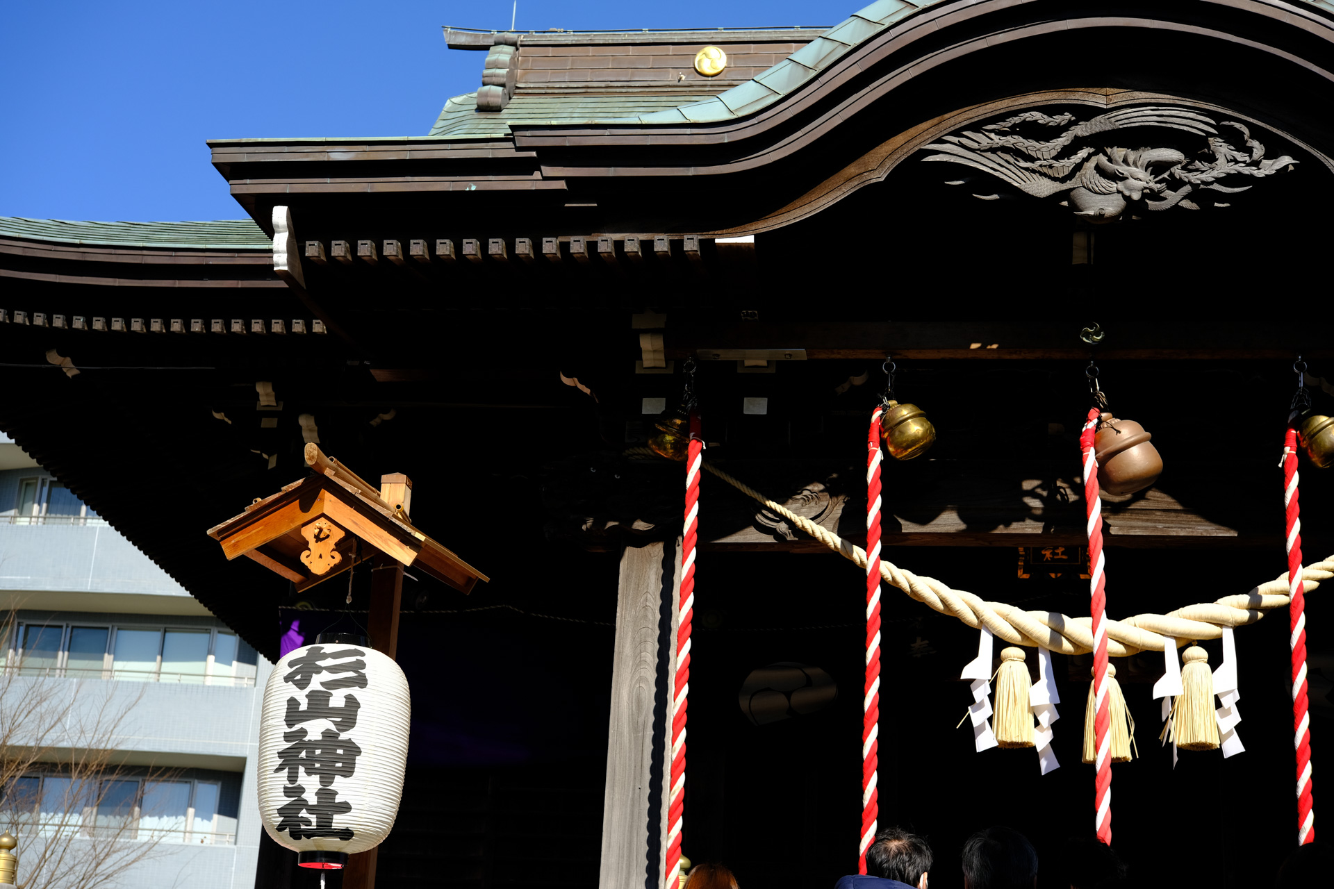 近所で初詣
