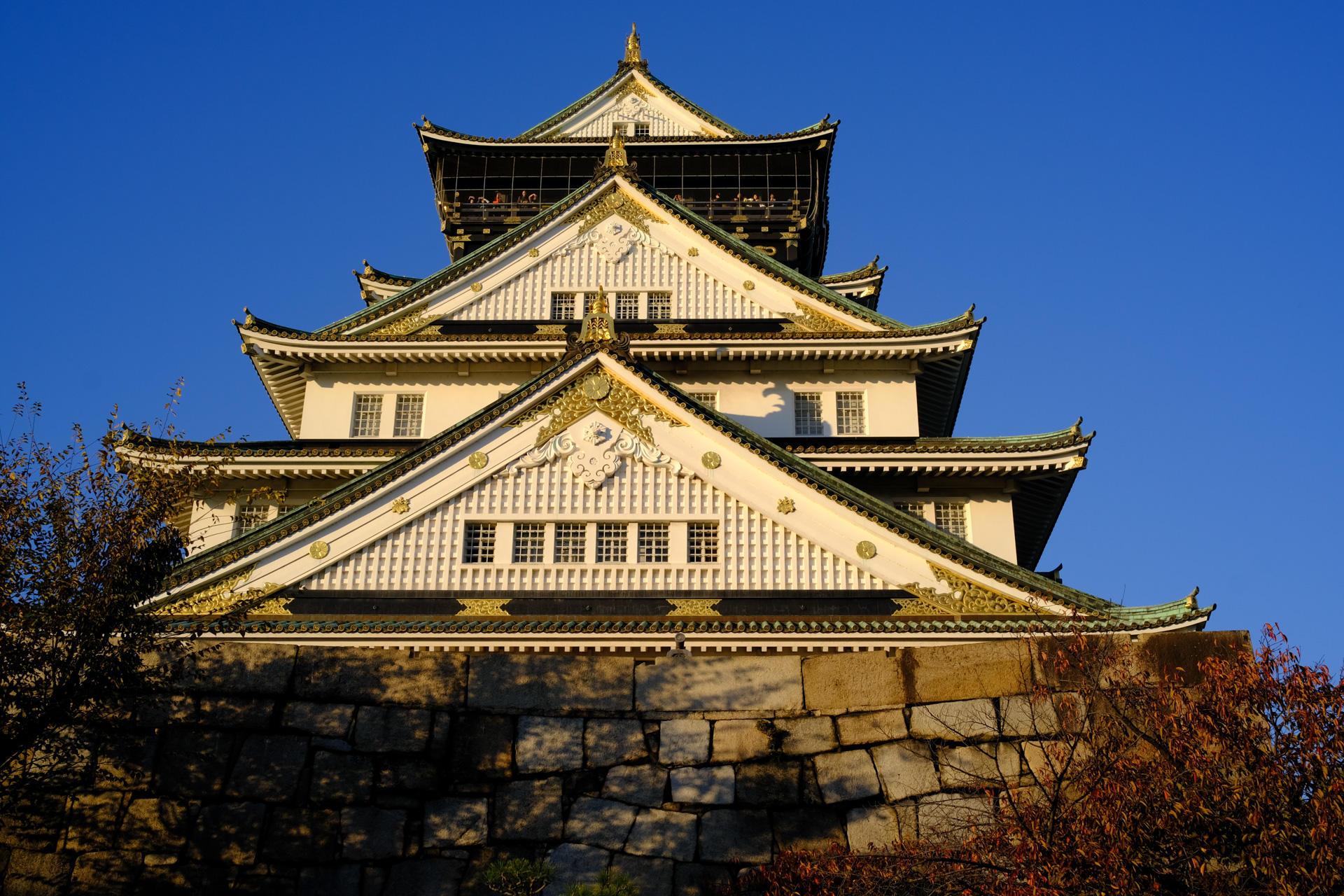 関西に生れて71年364日目にして初めて大阪城に